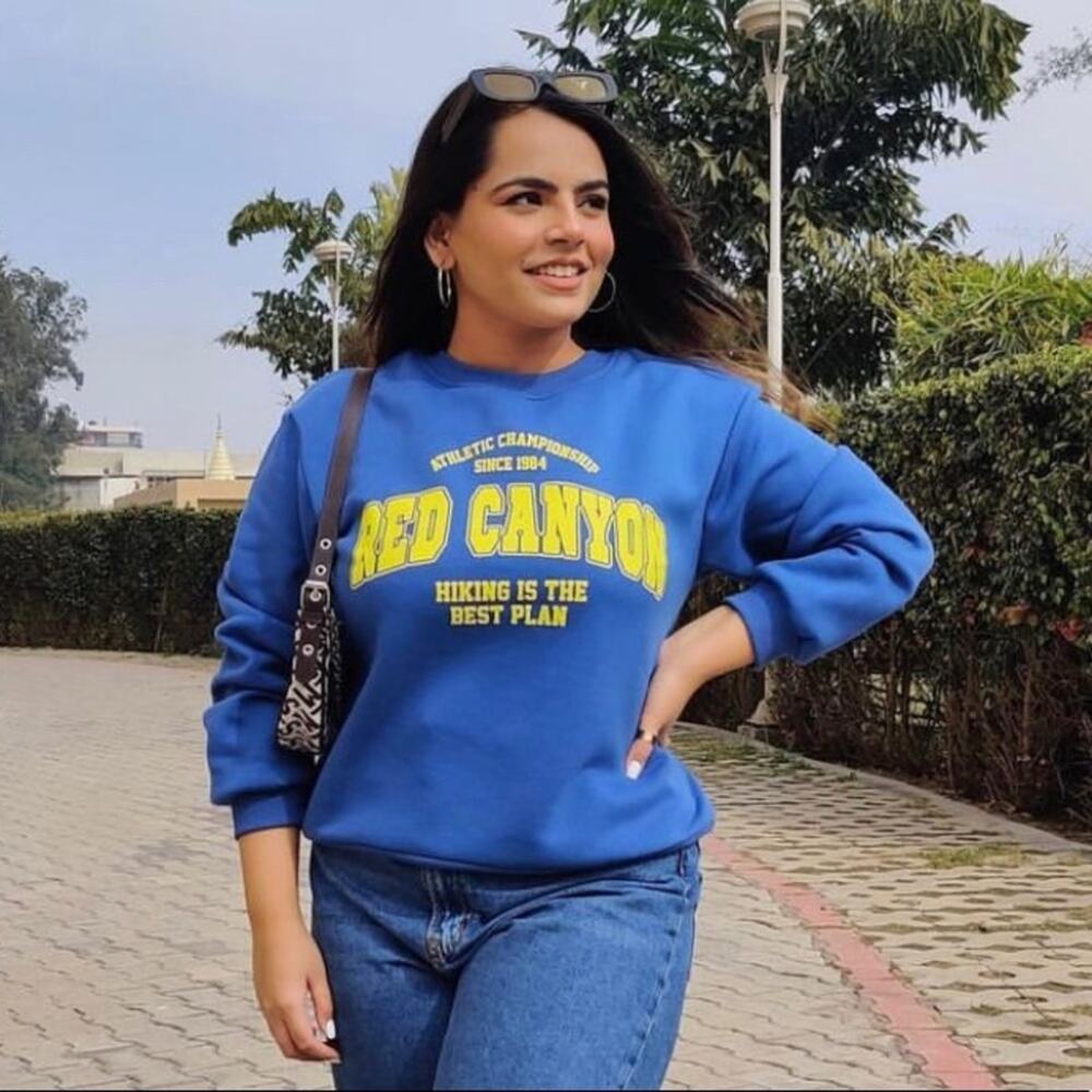 ZARA BLOGGER FAVORITE TEXT PRINT SWEATSHIRT